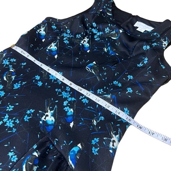 Jessica Simpson black blue bird dress size 6 - Picture 14 of 16